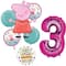 Peppa Pig Birthday 7-Piece Foil Balloon Bouquet